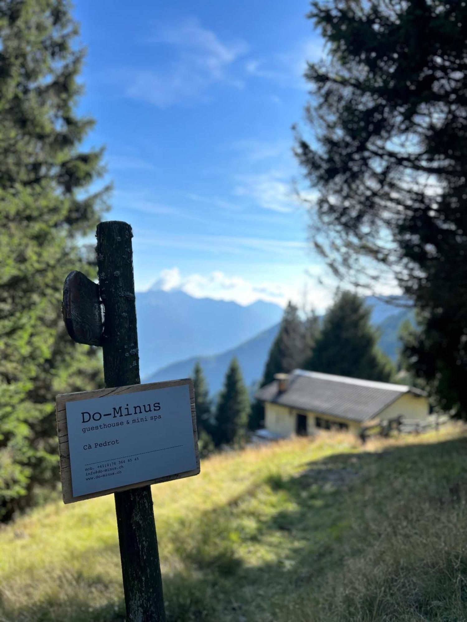 Do-Minus Boutique Home & Private Spa Ca Pedrot Mountain Cottage Monte Carasso Kültér fotó